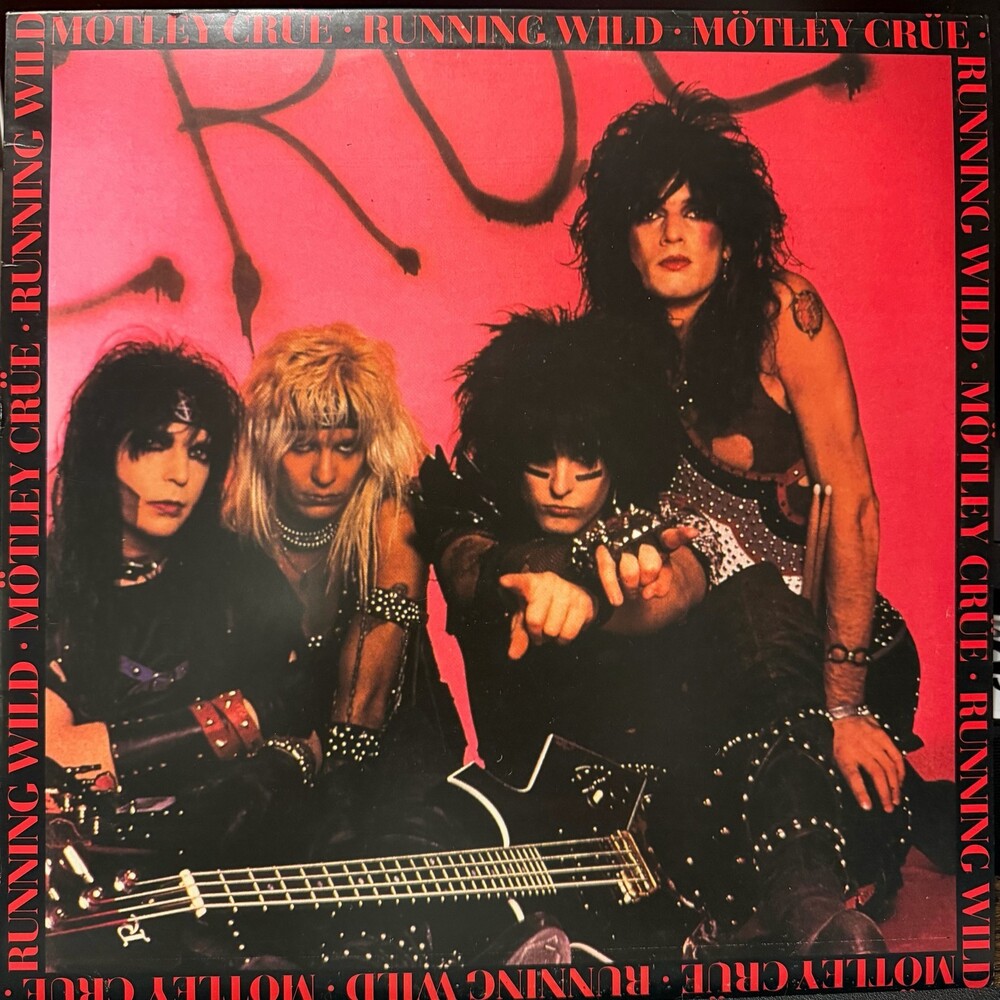 Motley Crue Running Wild Super Rare Vinyl Record Album Demos unreleased Outakes